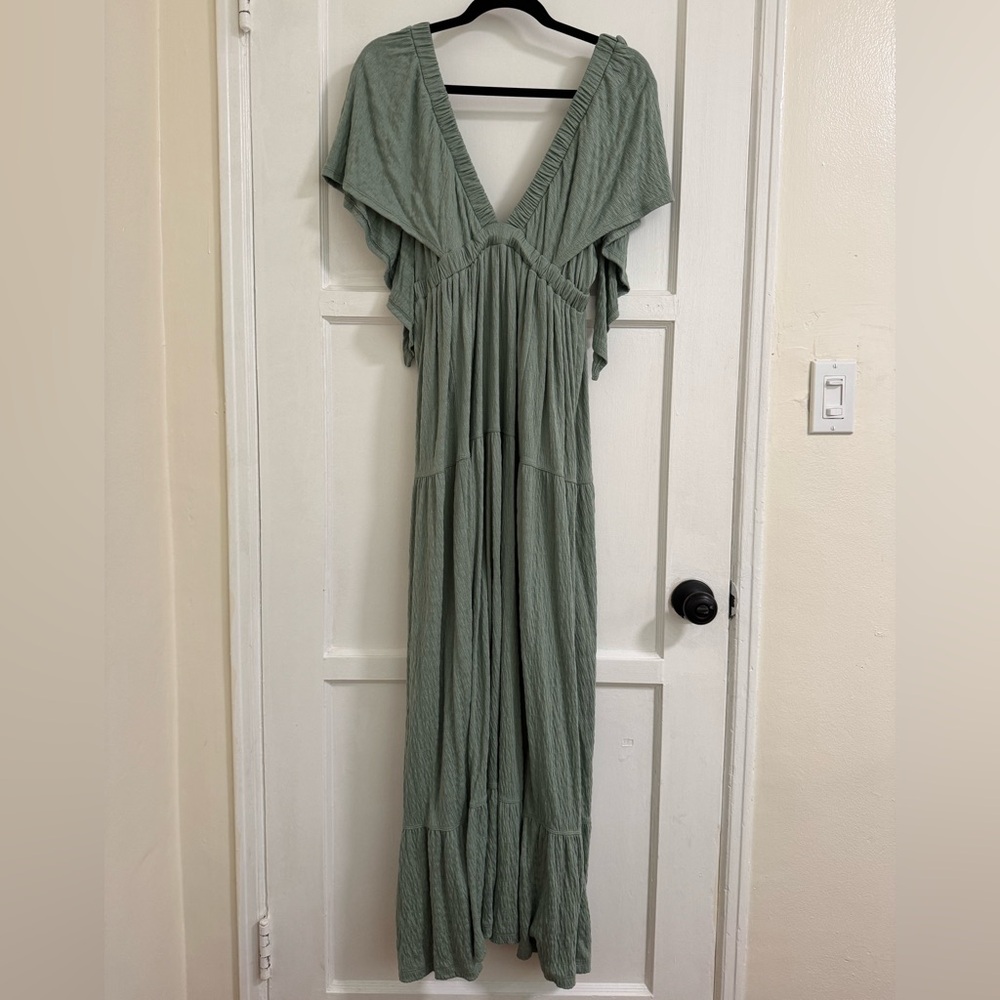 Free People Green Maxi Dress